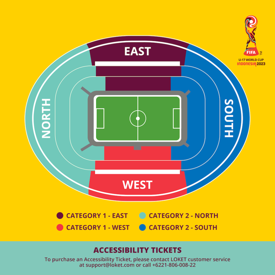 Seat Plan Stadion JIS